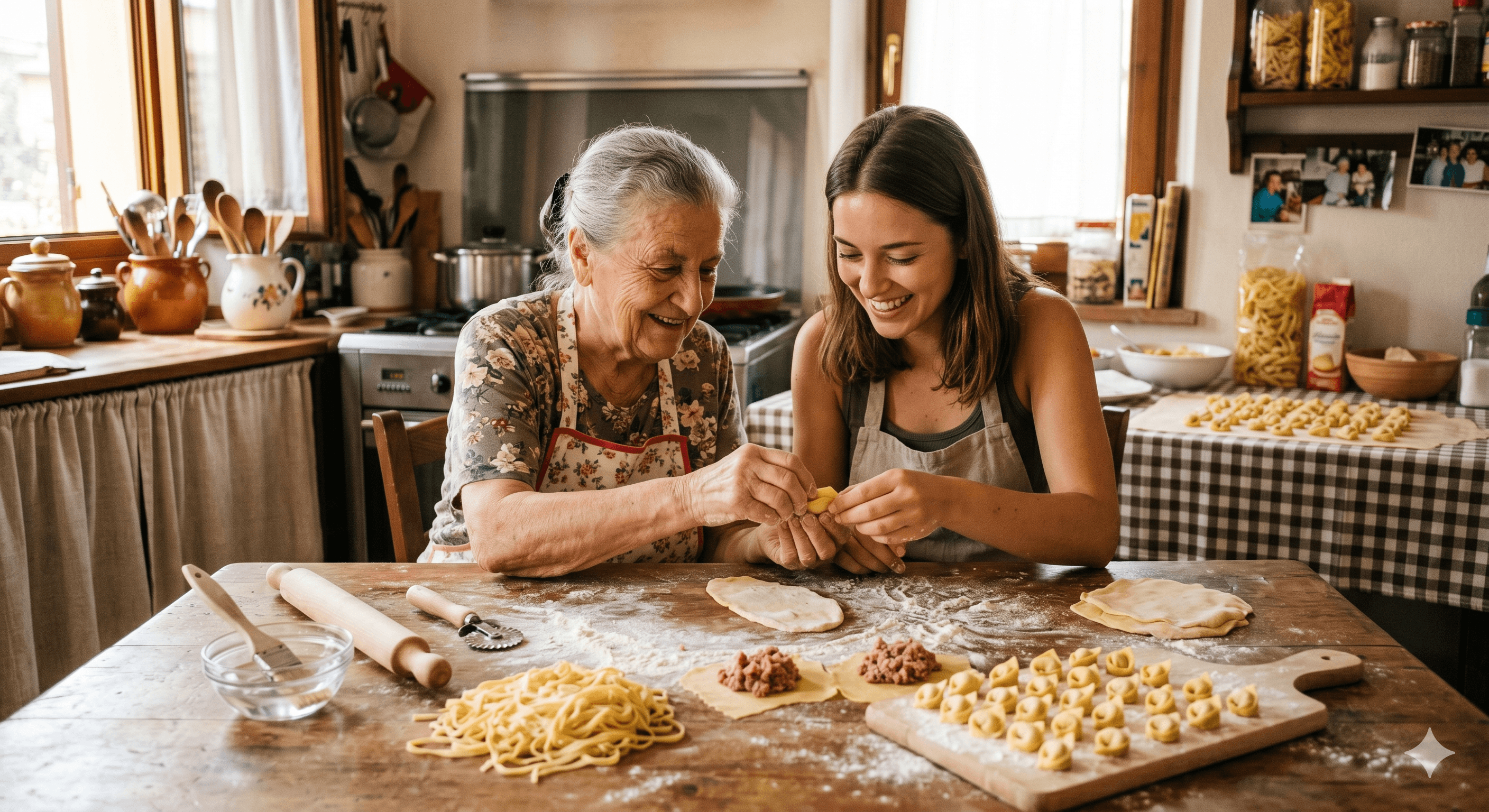 Tortellini Making with a Nonna